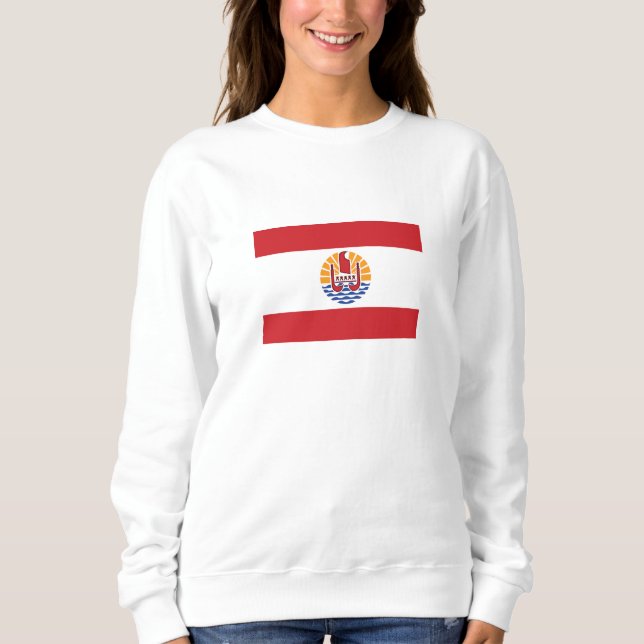 French Polynesia Flag Sweatshirt (Front)
