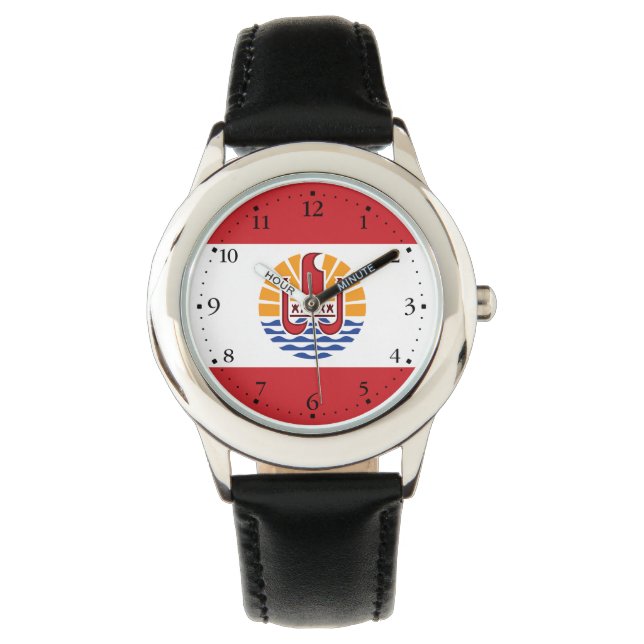 French Polynesia Flag Watch (Front)