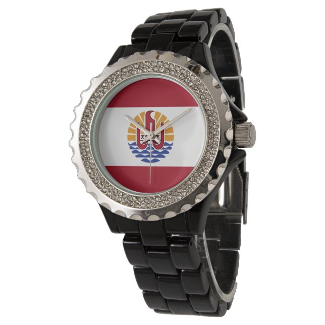 French Polynesia flag Watch (Angled)