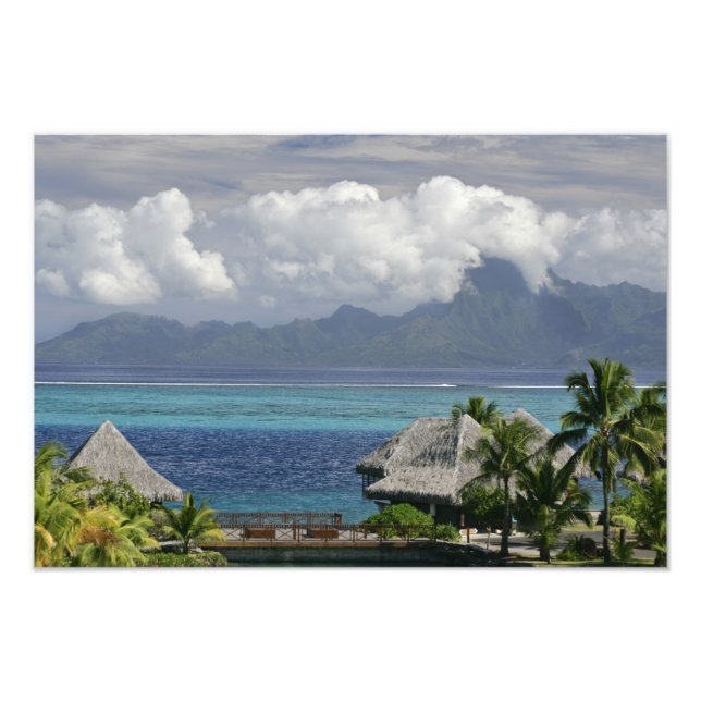 French Polynesia, Moorea. A view of the island Photo Print (Front)