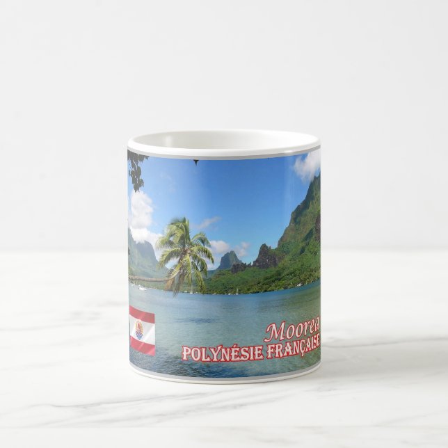 French Polynesia - Moorea - Cook's Bay - Coffee Mug (Center)
