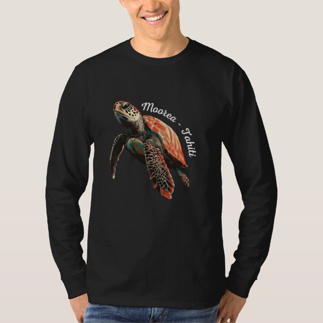 French Polynesia Moorea Tahiti T-Shirt (Front)