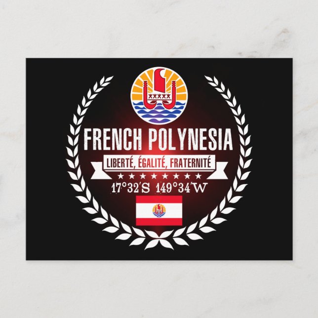 French Polynesia Postcard (Front)