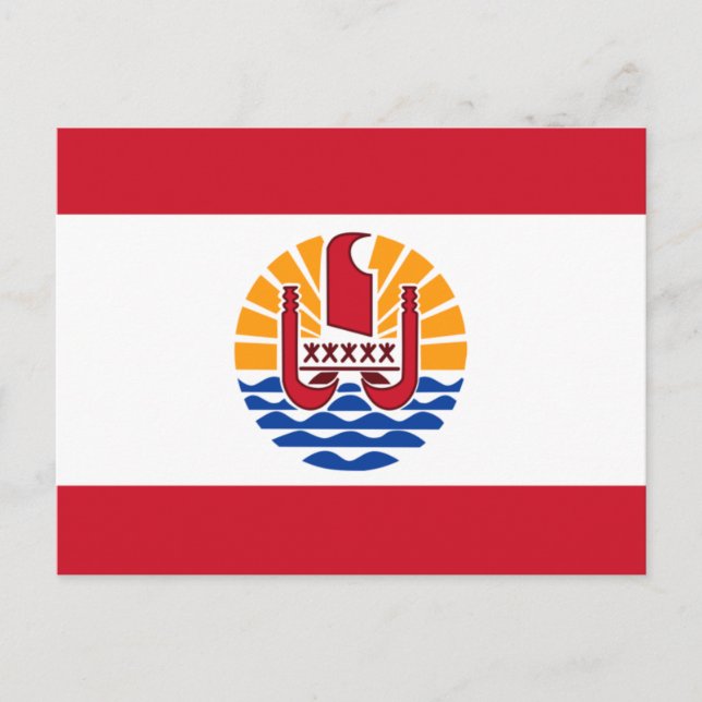 french polynesia postcard (Front)