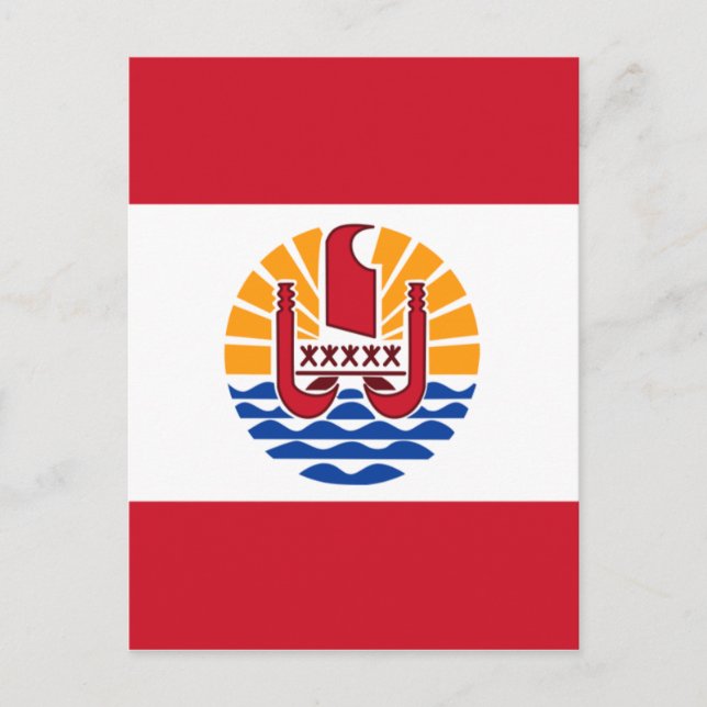 french polynesia postcard (Front)