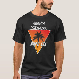 French Polynesia With Sunny Colours T-Shirt