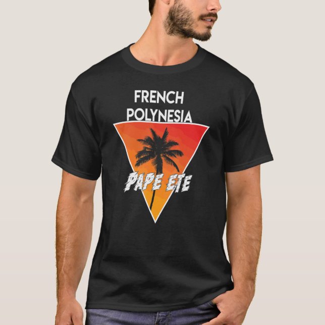 French Polynesia With Sunny Colours T-Shirt (Front)