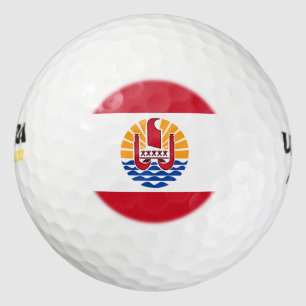 French Polynesian flag Golf Balls