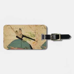 French Postcard Bag Tag