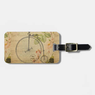 French Postcard Bag Tag