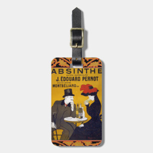 French Postcard Bag Tag