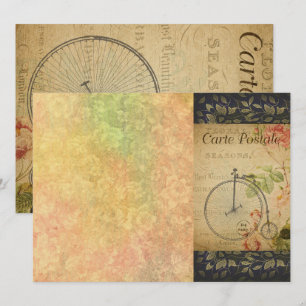 French Postcard Business Card