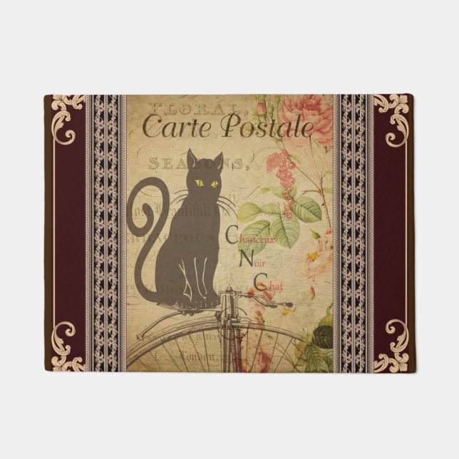 French Postcard Door Mat (Front)