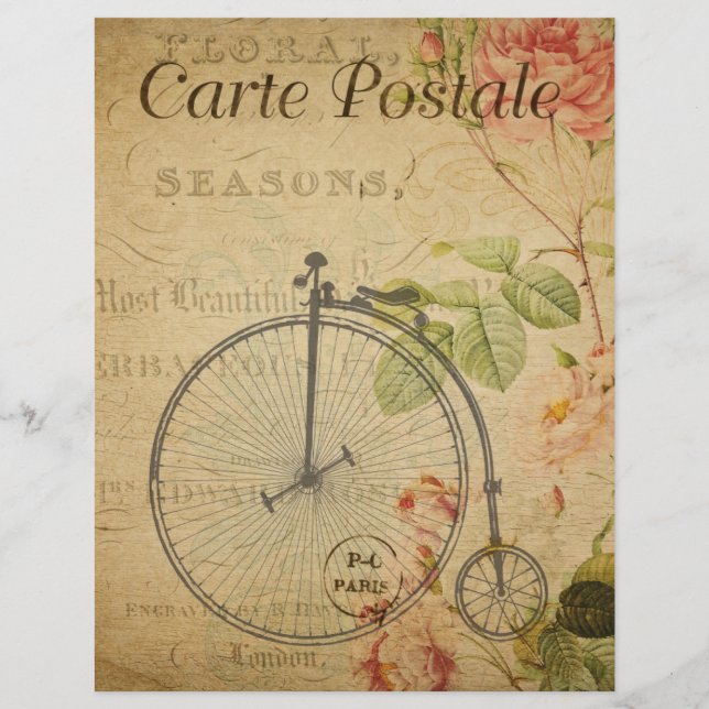 French Postcard Flyer (Front)