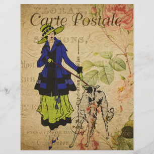 French Postcard Flyer