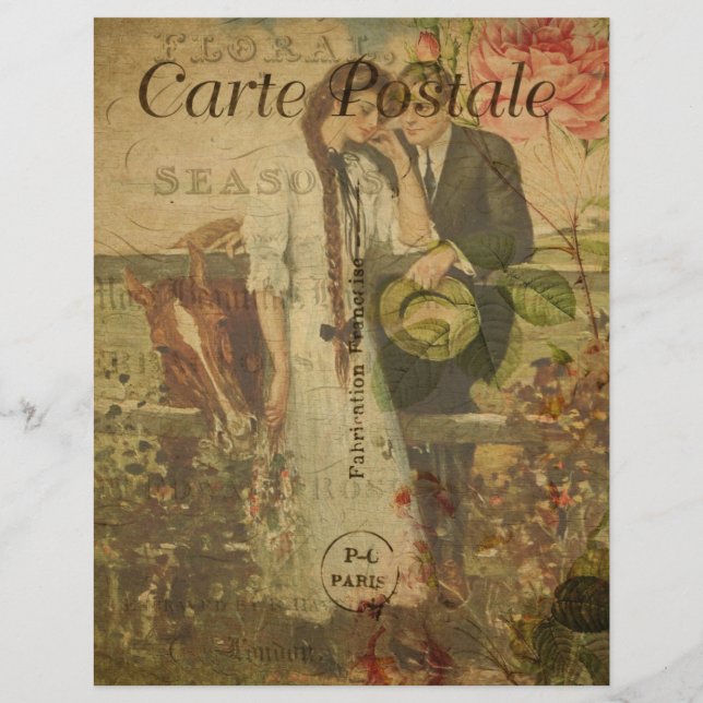 French Postcard Flyer (Front)