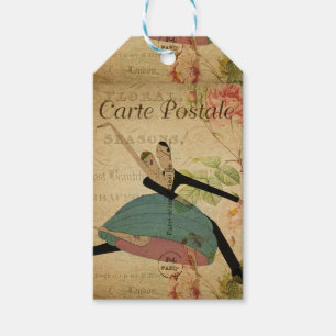 French Postcard Gift Tag