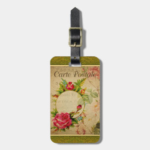 French Postcard Luggage Tag