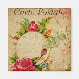 French Postcard Magnet