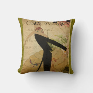 French Postcard Pillow