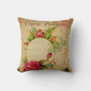 French Postcard Pillow
