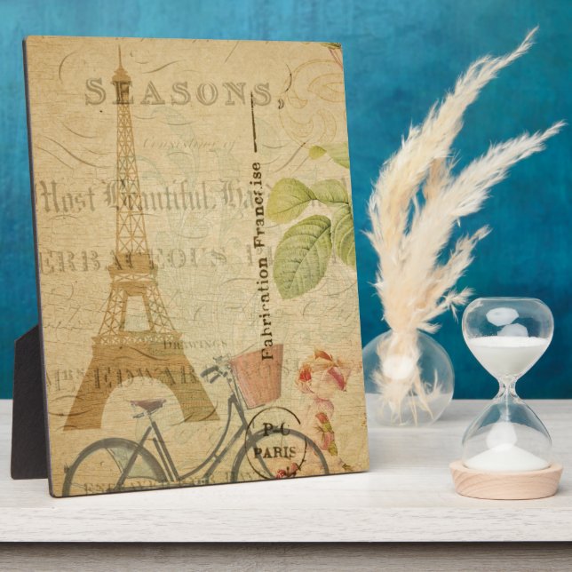 French Postcard Plaque (Side)