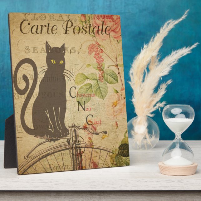 French Postcard Plaque (Side)