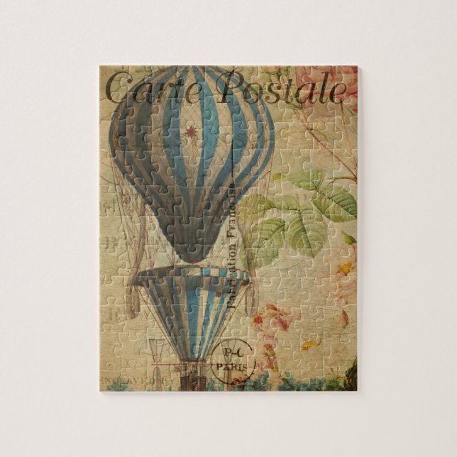 French Postcard Puzzle (Vertical)
