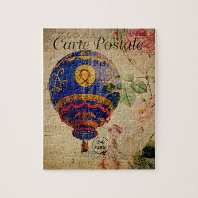 French Postcard Puzzle (Vertical)