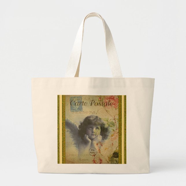 French Postcard Tote Bag (Front)