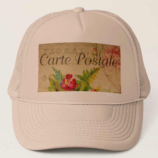 French Postcard Trucker Hat (Front)