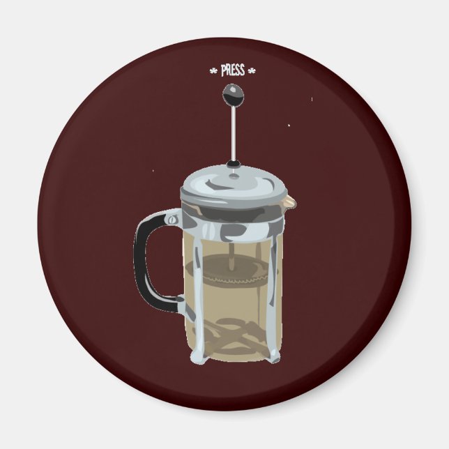 French Press Magnet (Front)