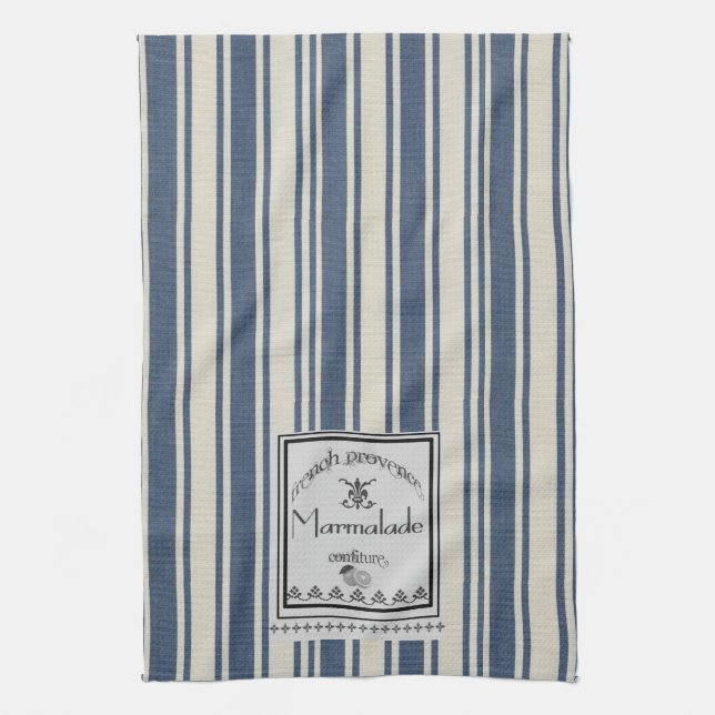 French Provence Marmalade Vintage French Tea Towel (Vertical)