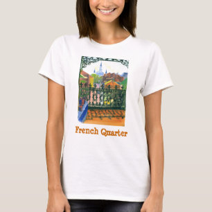 French Quarter Balcony, French Quarter T-Shirt