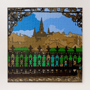 French Quarter Balcony Jigsaw Puzzle