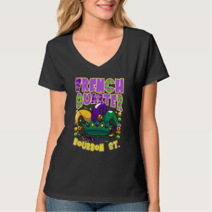 French Quarter Bourbon Street New Orleans LA Mardi T-Shirt