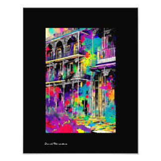 French Quarter Bubba's Balcony Print