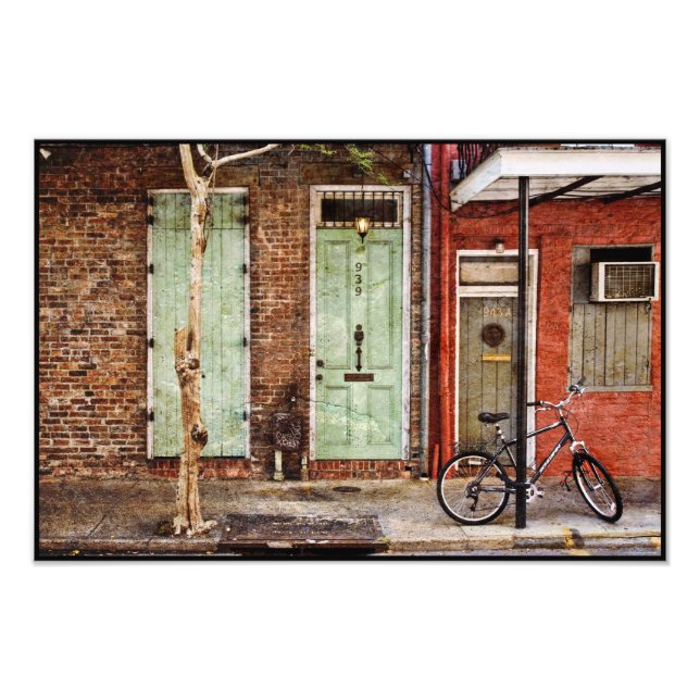 French Quarter Doorways Photo Print (Front)