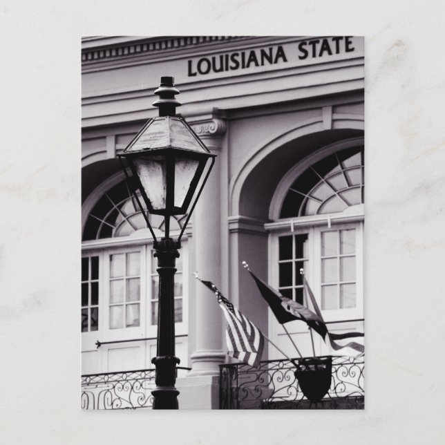 French Quarter Lampost Postcard (Front)