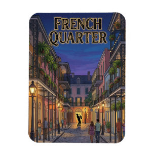 French Quarter Magnet
