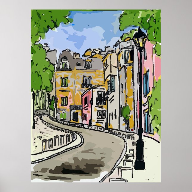 French Quarter Street Poster (Front)