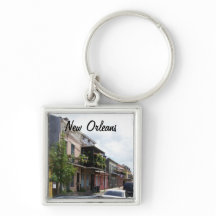 French Quarter Street View New Orleans Louisiana