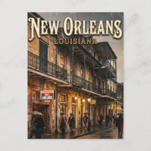 French Quarter USA Postcard