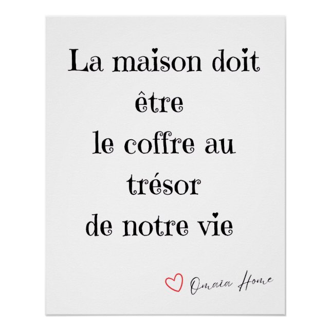 French Quote Wall Art  (Front)