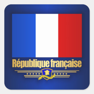 French Republic Square Sticker