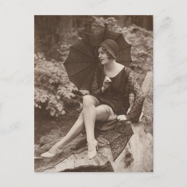 French Risqué Vintage  photo Postcard (Front)