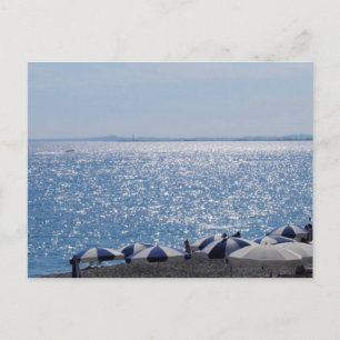 French Riviera Beach Postcard