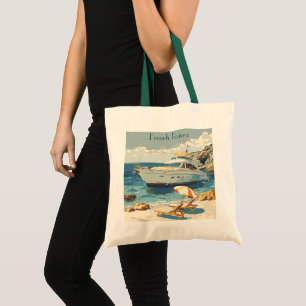 French Riviera: Iconic Destinations Tote Bag
