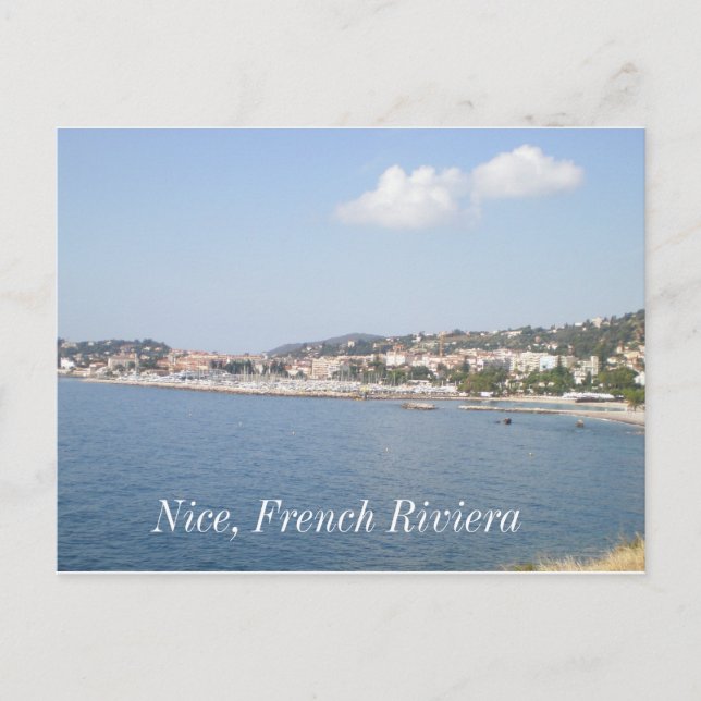 French Riviera, Nice, French Riviera Postcard (Front)