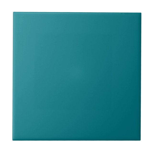 French Riviera Teal Square Kitchen and Bathroom Tile (Front)